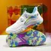 Sapatos de Badminton para Esportes e Lazer ao Ar Livre Transfronteiriços com Fivela Dupla Rotativa Borracha MD Resistente ao Desgaste Respirável Sapatos de Tênis para Homens