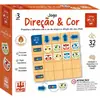 Brinquedo educativo Direção e Cor 32 peças
