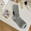 Meias japonesas de quatro estações, meias femininas com salto alto e laço, meias de algodão estilo acadêmico JK, atacado