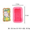 Molde de Azúcar Flip Flor de Girasol DIY Sirena Flor Hada Molde de Yeso para Aromaterapia Jabón Vela Molde Decorativo de Silicona