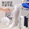 [Calcetines Antimosquitos para Bebé] Calcetines para Niña con Adorno de Encaje y Moño de Verano, Elegantes Calcetines Hasta la Rodilla para Combinar con Faldas Pequeñas