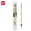 Caneta Pincel Deli Hw159-M Nuvem Branca Média (Amarelo) (Peça)