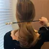 Sencillo y Elegante Fabricante de Moños de Perlas de Hada con Flor de Concha para Peinado de Moño Esponjoso para Mujeres, Herramienta Perezosa para Peinar el Cabello