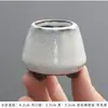 Maceta Mini de Cerámica Extra Pequeña del Tamaño de un Pulgar, Maceta Transpirable de Gres Morado para Bonsái de Punta de Dedo, Maceta Retro de Estilo Simple para Suculentas