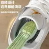 Cepillo para limpiar zapatos doméstico de mango largo sin puntos ciegos, cepillo para zapatos quitamanchas, cepillo para gamuza con cerdas suaves que no dañan los zapatos, cepillo para zapatos con cabezal de doble cepillo