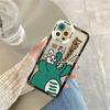 Cocodrilo lindo de dibujos animados para funda de teléfono Apple 11Pro lente todo incluido Ojos de Ángel iPhone13XR tpu suave