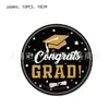 Vajilla Desechable Temática de Temporada de Graduación Nueva de Amazon, Platos de Papel, Vasos de Papel, Servilletas de Papel, Manteles, Decoraciones y Arreglos
