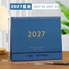 Calendário 2027 Ano do Carneiro Estilo Chinês Vazado Calendário de Check-in de Ano Novo Ornamento de Mesa Calendário de Publicidade Empresarial Logotipo Personalizado