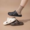 Zapatos de agujeros para hombre Verano 2024 Nuevo Bolso de uso exterior Zapatos gruesos antideslizantes para el hogar de pareja Zapatos de jardín para mujer