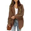 Amazon Comercio Exterior Cárdigan de Punto Grueso con Mangas de Linterna para Mujer Otoño/Invierno 2025 Nuevo Suéter de Punto Europeo y Americano Abrigo para Mujer Tendencia