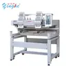 Máquina de Bordar Computadorizada Automática Yinghe Duas Cabeças 9/12/15 Agulhas Multifuncional Industrial Bordado Roupa Chapéu Bordado Plano