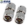 Conector coaxial RF Poly speed Pass tipo N macho a macho L16 bidireccional macho a macho adaptador de alimentador doble macho N-JJ