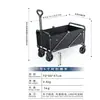 Carrinho de Vendedor Ambulante Carrinho Dobrável de Camping Guarda-Sol Acampamento ao Ar Livre Carrinho de Compras Portátil Piquenique Trailer Móvel