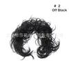 Peruca de Comércio Exterior Acessório de Cabelo para Mulheres, Coque Espiral Estilo Lagarta, Aplique de Cabelo Longo Cacheado de Fibra de Alta Temperatura, Alongamentos de Cabelo, Cabelo Transfronteiriço