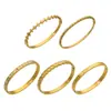 Moda estilo europeo nuevo acero inoxidable banda lisa corazón incrustado con circonita cierre pulsera conjunto nicho versátil joyería de mano mujeres