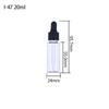 Al por mayor en stock 10 20 30 50 ml frasco gotero de aromaterapia con gotero para suero aceite esencial PET transparente de plástico dispensador