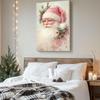 Pintura al óleo sin marco con tema navideño rosa del pueblo de Dafen para colgar en la pared del sofá, entrada del pasillo, pintura decorativa creativa