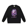 Comercio exterior transfronterizo marca de tendencia estilo japonés BAPE cabeza de tiburón estampado de letras unisex sudadera con cuello redondo colección