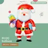 Nueva Serie de Decoración para Fiesta Navideña Mini Muñeco de Nieve, Anciano, Reno, Árbol de Navidad Globos de Papel de Aluminio Serie Navideña