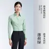 Camisas Profissionais com Decote em V, Roupa de Trabalho Estilo Verão, Camisas Recicladas Não Amassam, Roupa de Trabalho Personalizada para Exposição de Fábrica