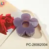 Qiyue 2026 Modelo Nuevo Pinza para el Cabello de PC con Pintura en Spray UV de Alta Gama, Pinza de Garra Grande para Recogido en la Parte Trasera de la Cabeza, Accesorio para el Cabello Tipo Pinza de Tiburón para Mujeres