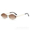 Gafas de sol clásicas sin montura en forma de rombo, Gafas de sol de alta gama, Gafas de sol personalizadas con forma de serpiente para protección solar, Gafas de sol europeas y americanas de moda con protección UV