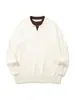 Suéter Masculino de Lã Feito à Mão Estilo Coreano Venda Direta da Fábrica Estilo Old Money Masculino Outono Inverno Versátil Gola Redonda Manga Longa Tricô Suéter
