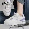 Nuevos Zapatos Universitarios Morado Taro para Mujer, Transpirables, Cómodos, Versátiles para Estudiantes, Tenis Casuales Energéticos y Discretos con Suela Gruesa