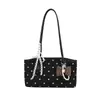 2026 Nuevo Bolso de Nicho Bolso de Bolos Simple de Lunares Bolso de Hombro Versátil para Viajar Bolso de Axila