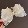Nuevo Pinza para el Cabello de Pelo de Visón Perla Letra Strass Pasador Trasero de la Cabeza Moda Versátil Celebridad de Internet Pinza de Tiburón de Felpa