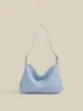 Bolso de hombro nuevo estilo ins para la playa, bolso tejido versátil de nicho, bolso tote de gran capacidad para mujer