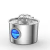 Dispensador de Agua para Mascotas Acero Inoxidable Comedero de Agua para Gatos y Perros Circulación Automática Dispensador de Agua para Gatos Purificación y Separación Sin Fugas