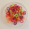 Coloridos pasadores de pelo de pulgar estilo coreano para niños y niñas, lindas diademas, dulces cordones para el pelo de niños, gomas elásticas de alta elasticidad, accesorios para el pelo