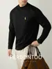 ¡Ligero y Elegante Maduro! Camiseta Modal tipo Nube 260g Bordada en Relieve para Hombre Casual Otoño e Invierno Cuello Medio Camiseta Interior