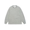 Beijie Ropa para Hombre Estilo Americano Marca de Tendencia Otoño 2025 Nuevo Sudadera Oversize de Color Sólido con Bolsillo de Parche Simple Top Holgado para Hombre
