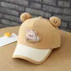Sombrero Infantil de Pana Estilo Chino Panda Otoño/Invierno 2026 Gorra de Pico para Niños y Niñas Guardería Bebé Gorra de Béisbol