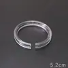 Soporte de Anillo para Exhibición de Pulseras de Acrílico Soporte Bandeja de Almacenamiento Accesorio Soporte de Exhibición de Pulseras con Anillo en C