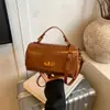Nuevo Diseño de Nicho Bolso Cuadrado Pequeño Bolso de Hombro Simple de Moda Bolso Cruzado con Candado de Moda Bolso de Mano para Mujer