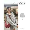 Traje Deportivo Casual de Principios de Otoño 2026 Nuevo Estilo Moda Femenina Estilo Perezoso Sudadera con Capucha y Falda Conjunto Completo de Estilo Coreano