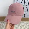 Gorra de Béisbol Bordada con Letras Estilo Ins Coreano para Mujer Otoño Nueva Llegada Versátil Casual Protección Solar Visera Parte Superior Suave Gorra para Hombre