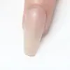 PMMA Resistentes y Ajustados Uñas Postizas Doble Cara Mate Sin Grabado Código de Lima Uñas de Colores Uñas Trapezoidales Arte de Uñas Color Natural