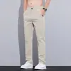 Calça Casual Reta Slim de Luxo Leve para Primavera 2026 para Homens, Fashion, Simples, Versátil, Emagrecedora, Calça de Negócios Leve para Homens