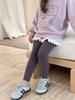 Calça Girls Aimo Beibei Estilo Coreano Primavera e Outono Alta Elasticidade Amiga da Pele Leggings de Lã Stretch 280g