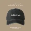 Gorra de Béisbol Suelta Estilo Urbano para Hombres y Mujeres, Gorra Vintage Lavada Desgastada con Pico de Pato, Corona Profunda y Ala Ancha, Hace que la Cara Parezca Más Pequeña