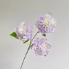 Nuevo arreglo floral de peonías de seda en capas de 3 cabezas, precio de mayoreo para bodas, variedad completa y una amplia gama de estilos, incluyendo caléndulas artificiales
