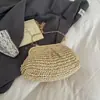 Bolsas de Paja Tejida de Moda y Tendencia para Mujer, Nuevos Bolsos de Hombro con Cadena Populares de Alta Venta 2026, Bolsos Cruzados Tejidos de Playa