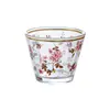 Juego de Tazas de Cerámica Estilo Medio Oriente Lujo Ligero Taza de Té Negro con Borde Dorado Copa de Vino Regalo de Hotel Juego de Té para el Hogar Día de la Madre