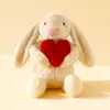 Muñeca Conejo Bonnie Muñeca Linda Conejo de Orejas Caídas Peluche Juguete Agarrador Actividad Regalo Muñeca de Trapo para Niños Venta al por Mayor