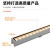 Luces lineales para exteriores ingeniería impermeable a todo color paisaje puente pared exterior contorno iluminación lineal led barra de luz dura