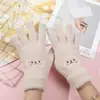 Navidad Nueva Llegada Bufanda Bordada de Corazón Guantes Táctiles Caja de Regalo Taza Térmica Orejeras Sombrero Regalo de Cumpleaños para Mujer